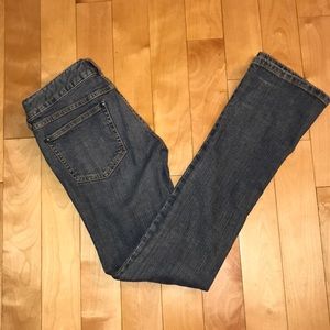 Free People Low-rise straight leg jeans